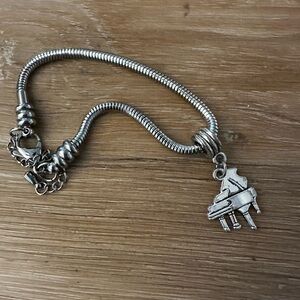Grand Piano Charm Bracelet